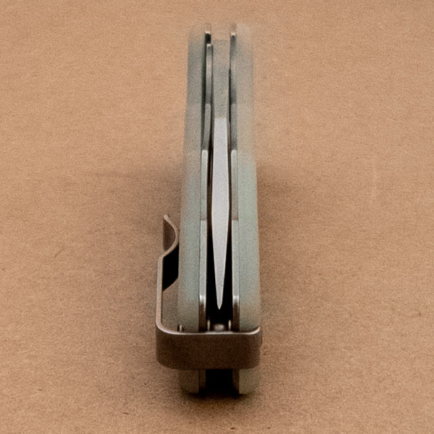 3.5" Ocaso Strategy D2 Jade G10 Satin Flipper