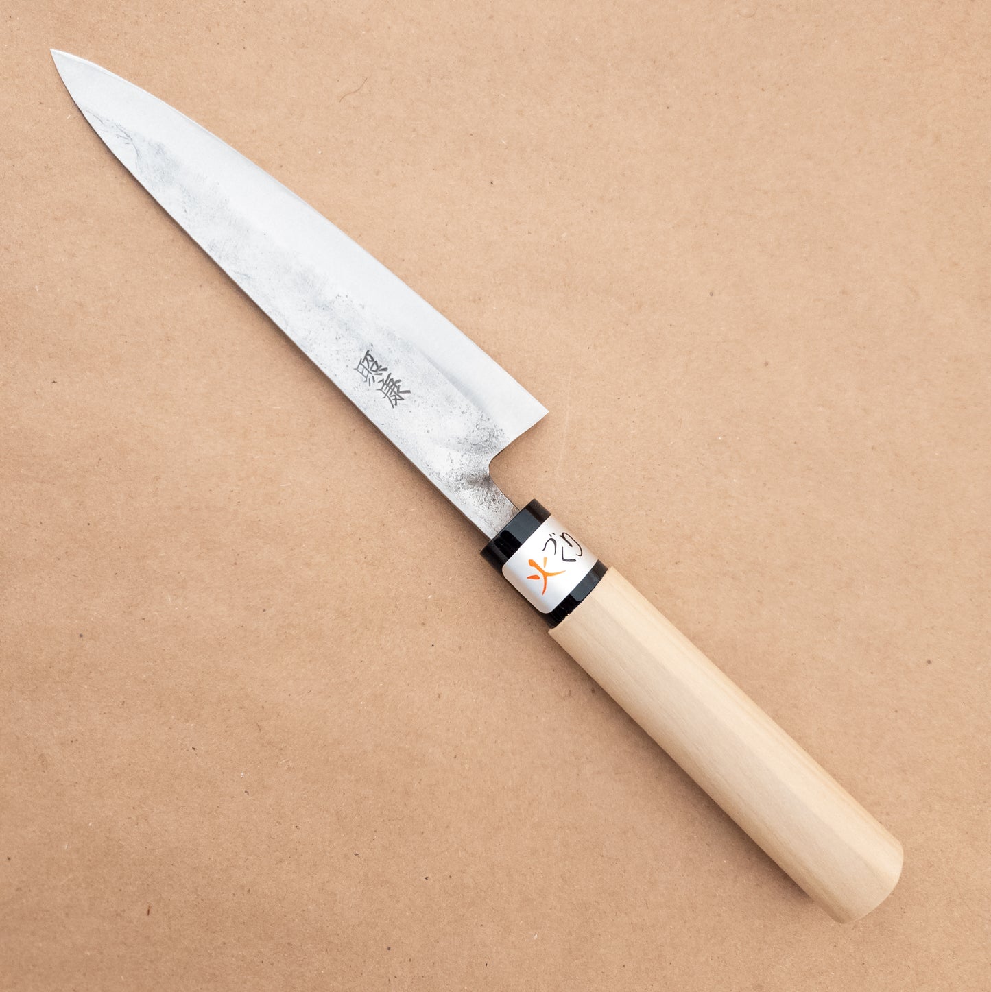 150mm Teruyasu Fujiwara Shirogami Petty Utility Wa Handle with Swanson Signature Regrind