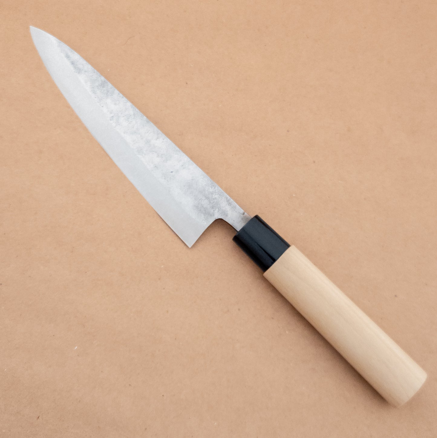 150mm Teruyasu Fujiwara Shirogami Petty Utility Wa Handle with Swanson Signature Regrind