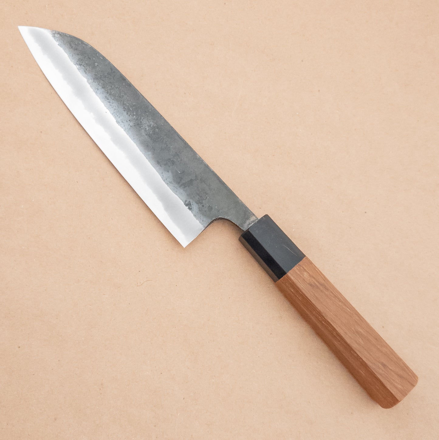 165mm Hatsukokoro Kurokuma Aogami Kasumi Wa Santoku