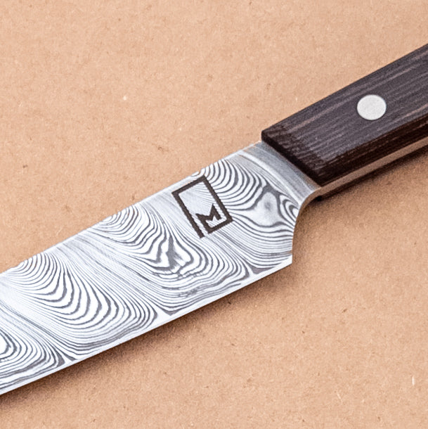 Monolith Knives Damascus Steak Knife Set