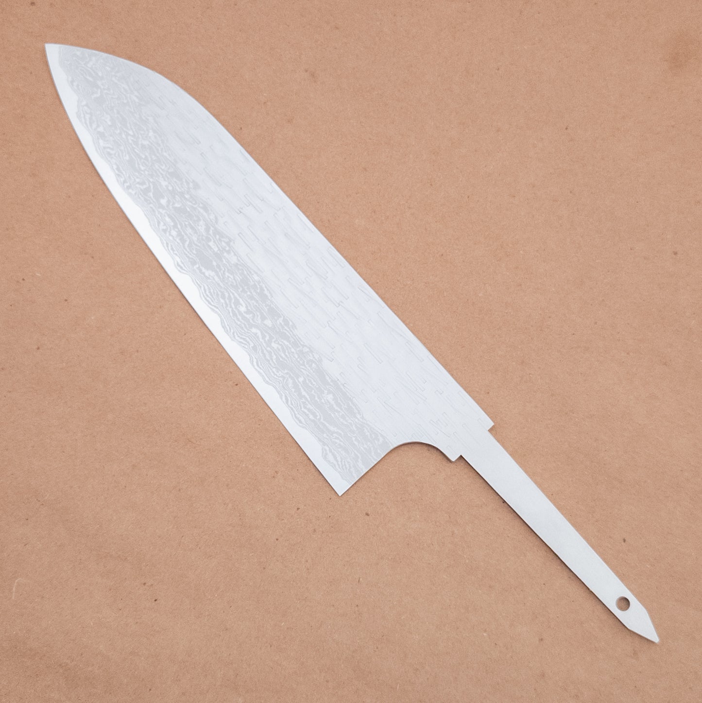 170mm Nigara XEOS Damascus Wa Santoku Blade