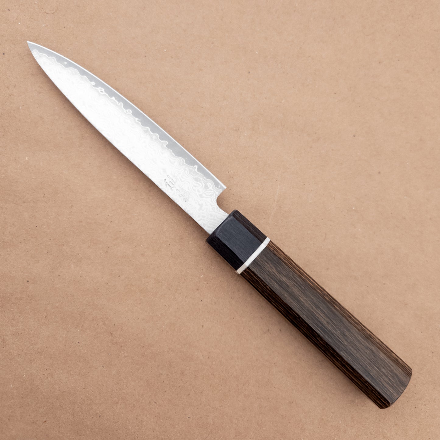 120mm SUNCRAFT SENZO Black VG10 Damascus Petty Wa Handle