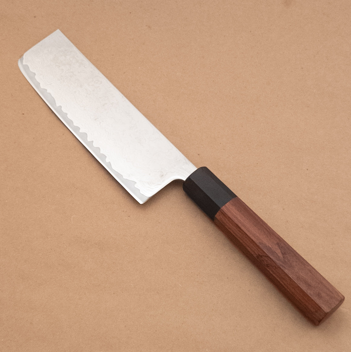 165mm Tsunehisa VG10 Nickel Damascus Wa Nakiri