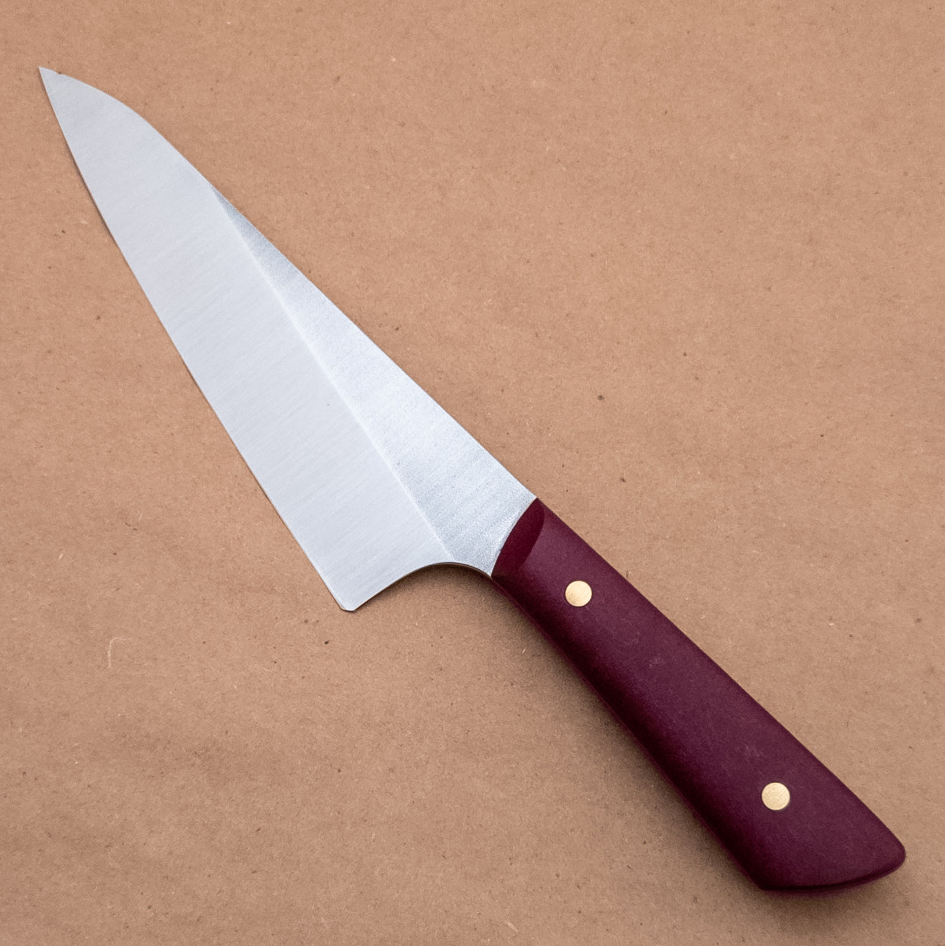 140mm Josh Fisher Nitro-V Petty Utility Maroon Richlite Handle
