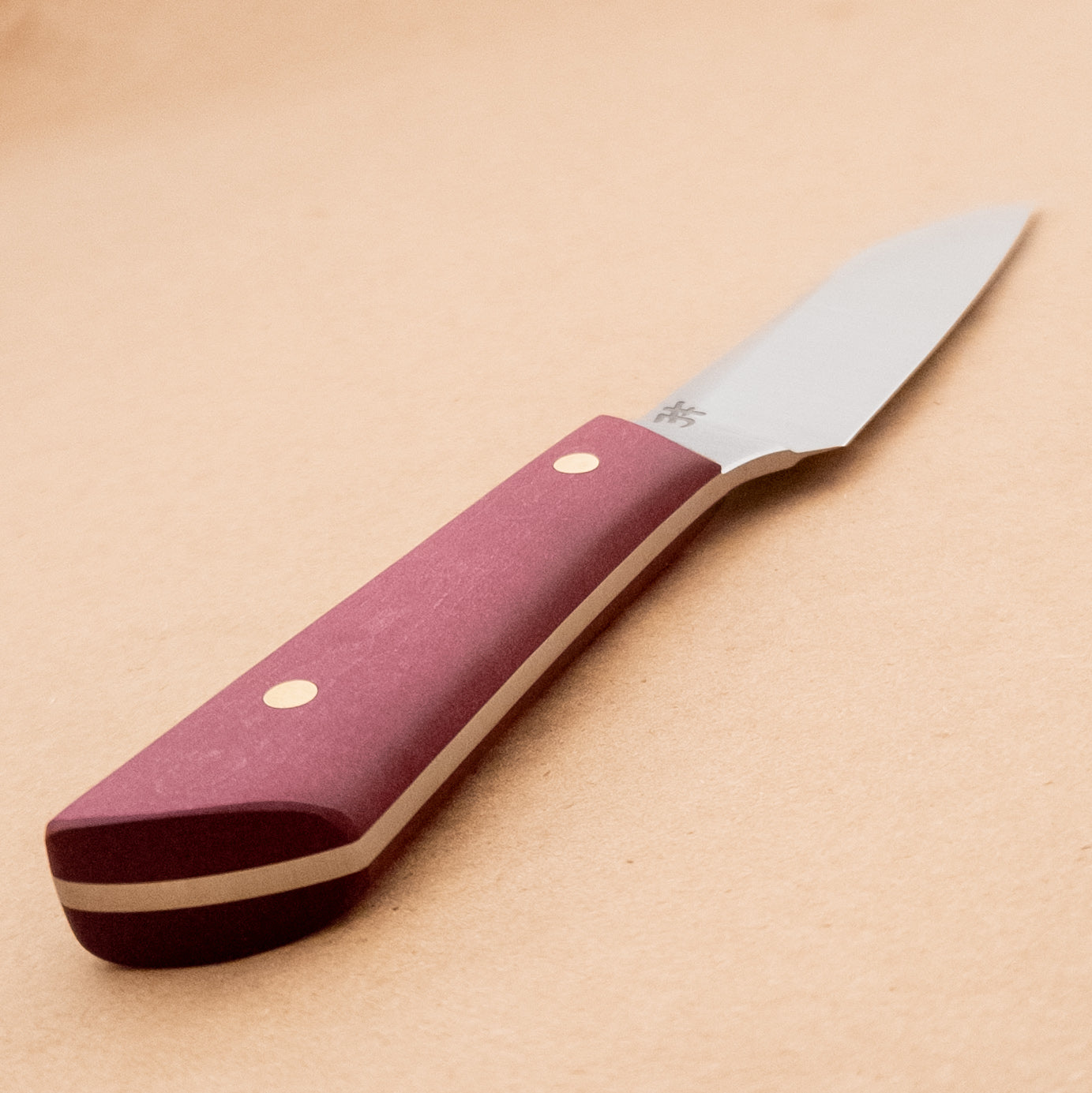 88mm Josh Fisher Nitro-V Paring Maroon Richlite Handle