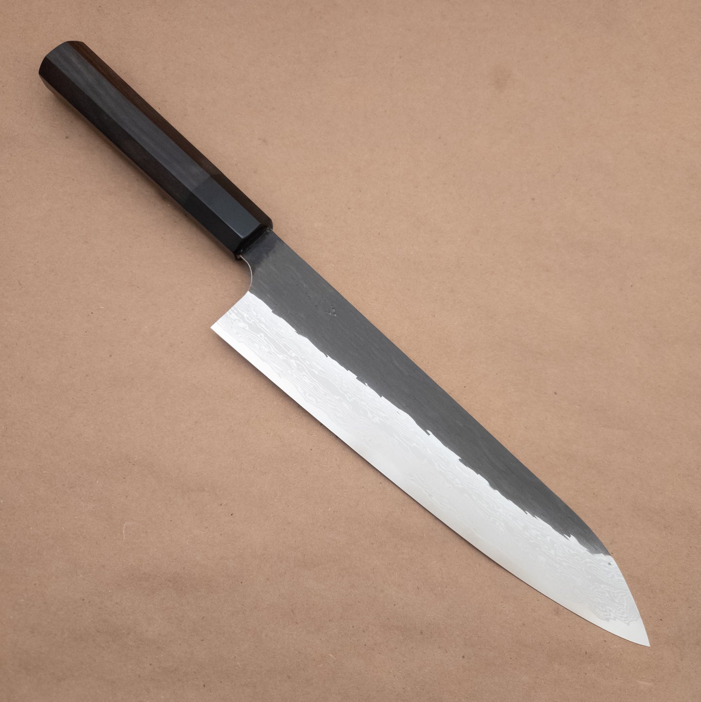 210mm Nigara XEOS Damascus Wa Gyuto