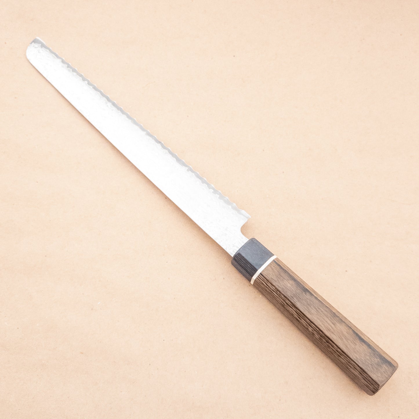 220mm SUNCRAFT SENZO Black Damascus VG10 Bread Wa Handle ***NO BOX***