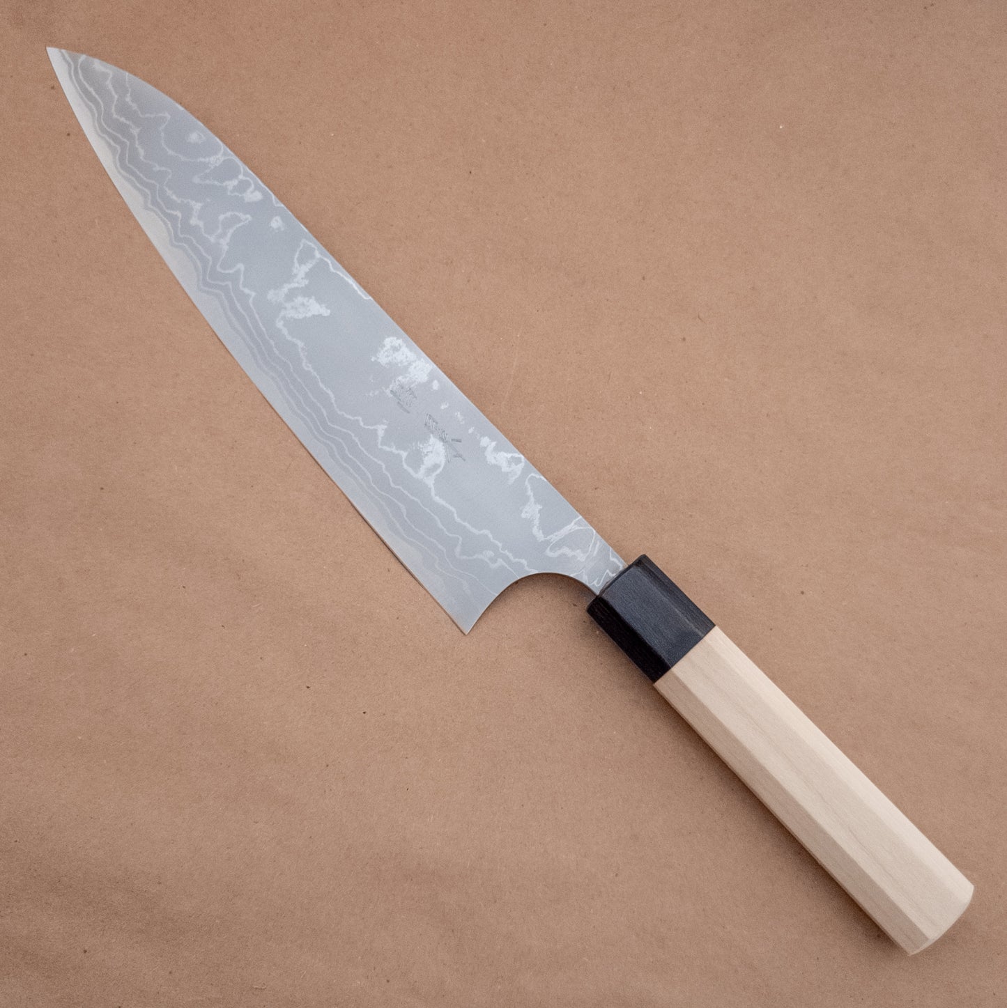 210mm Masakage Shimo Shirogami Damascus Wa Gyuto