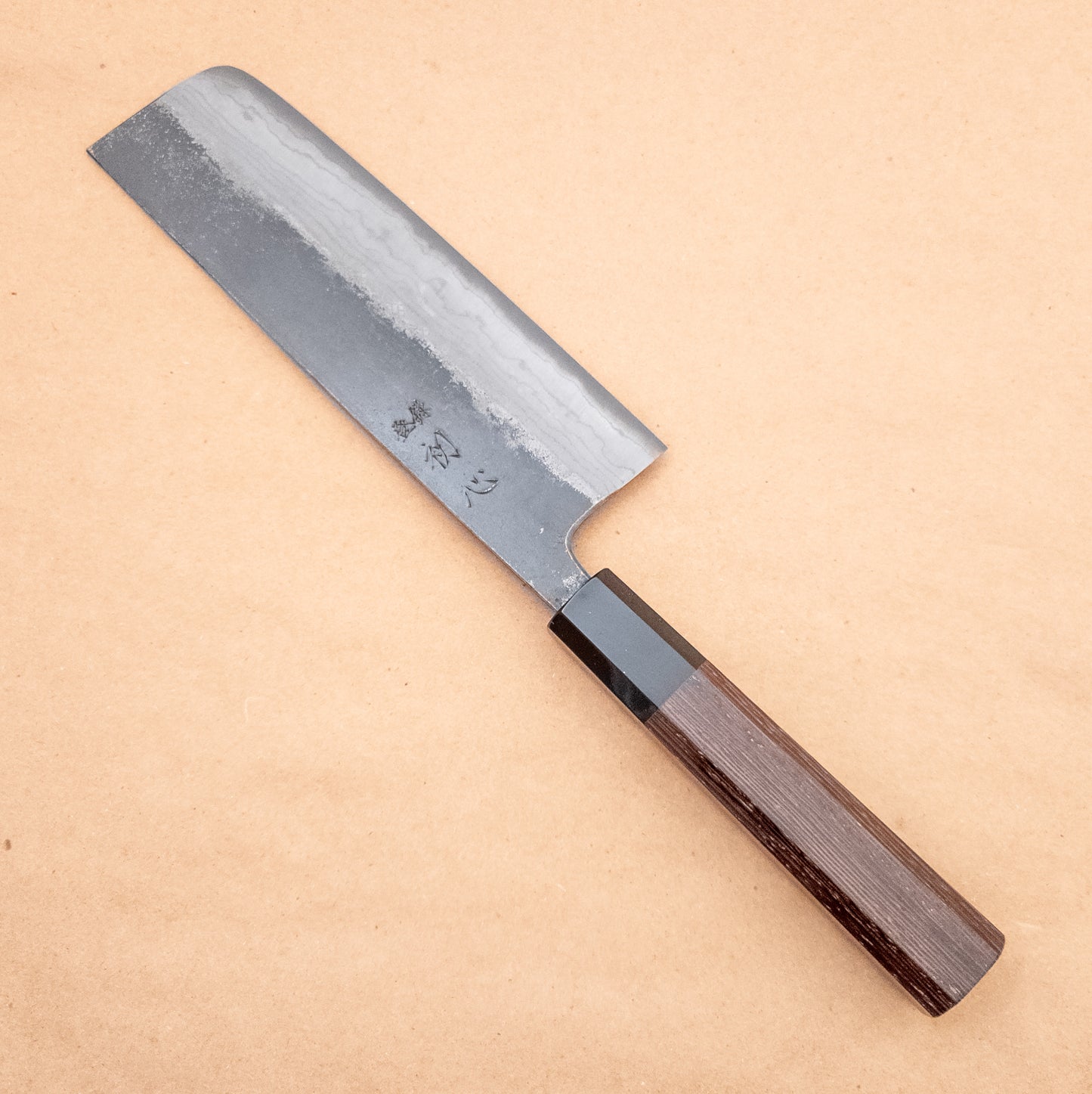 165mm Hatsukokoro Kumokage Aogami Damascus Wa Nakiri