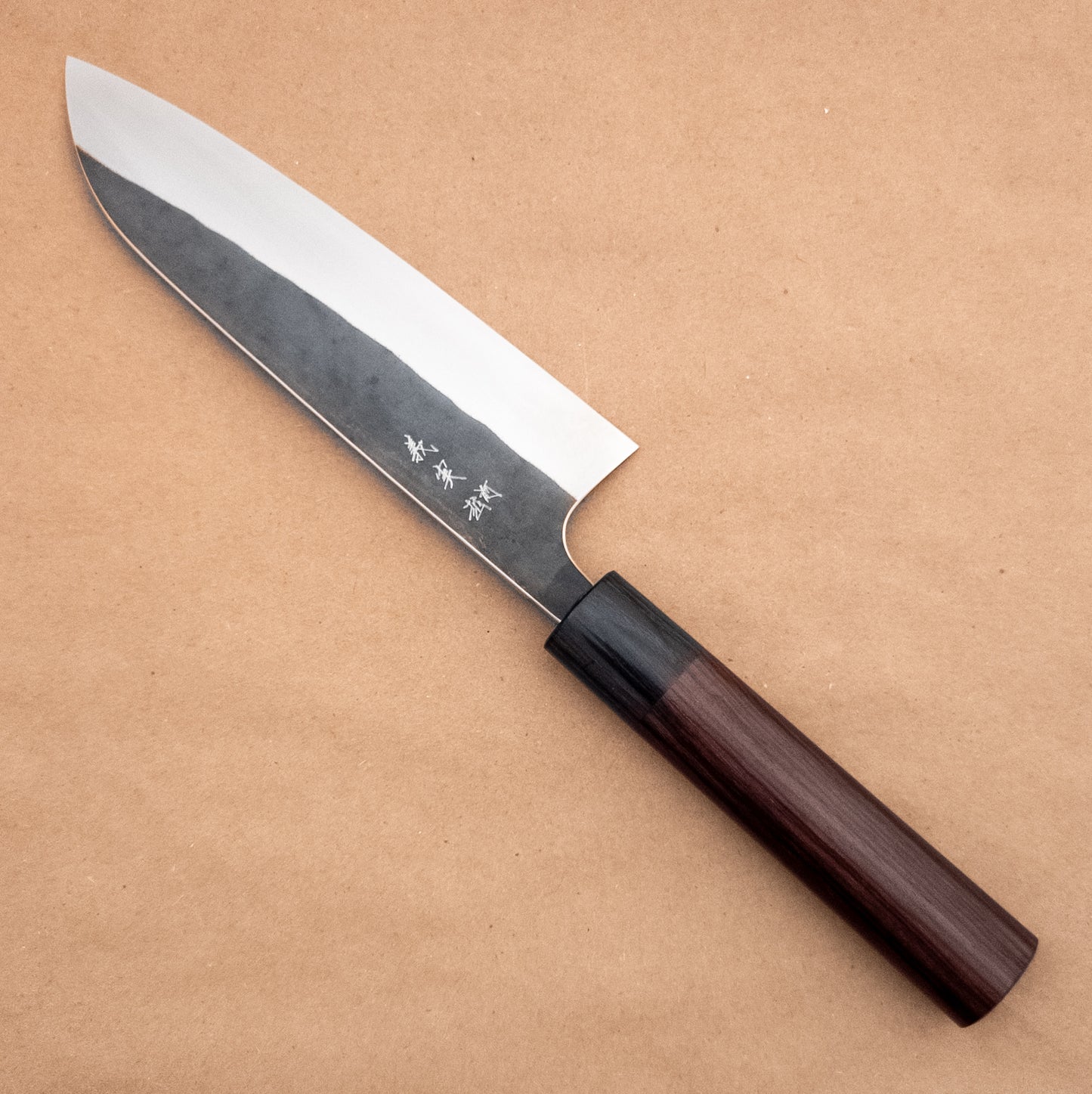 170mm Kato Aogami Super Kurouchi Wa Santoku