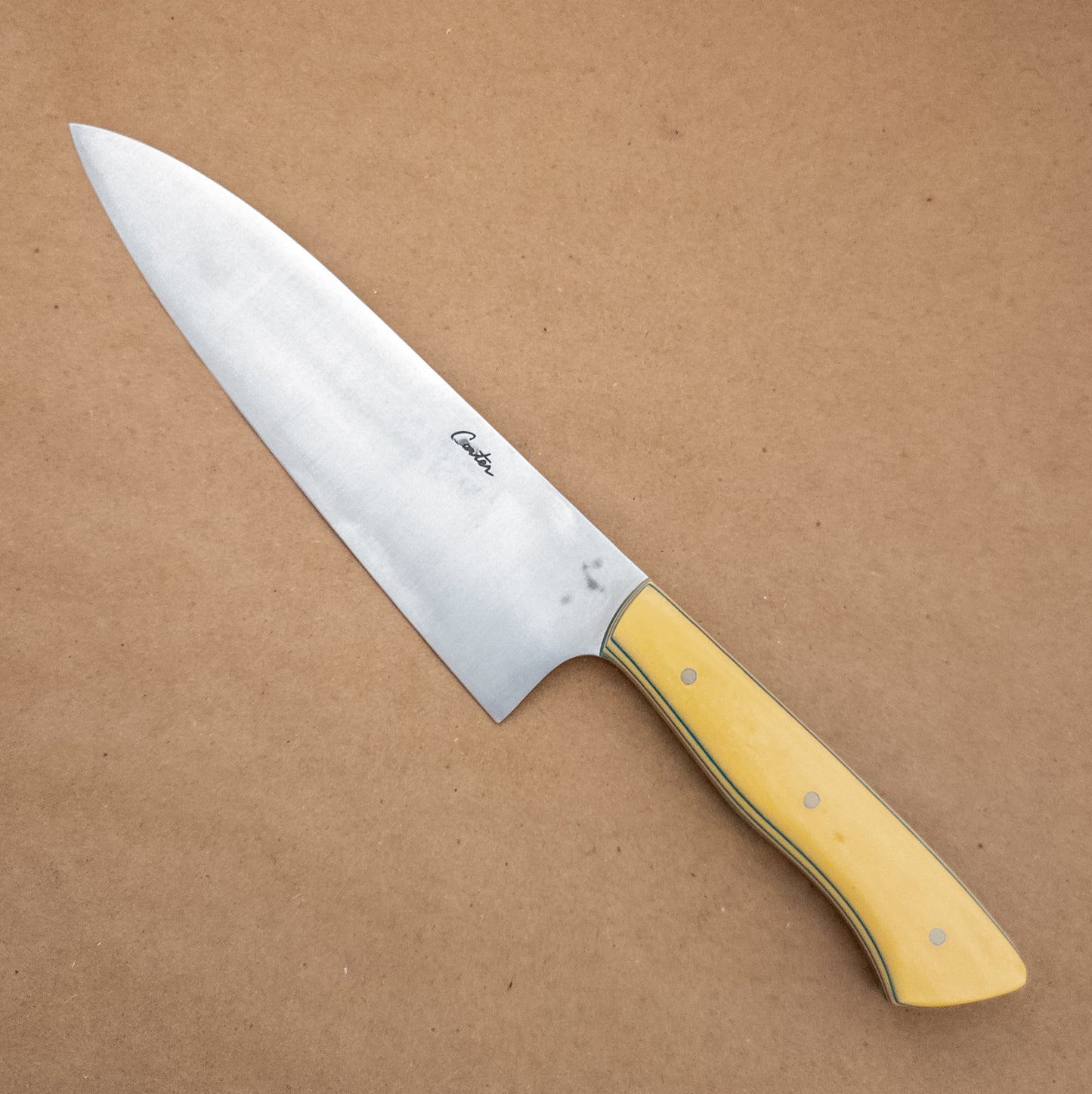 190mm Carter Cutlery Gyuto Micarta Yo Handle