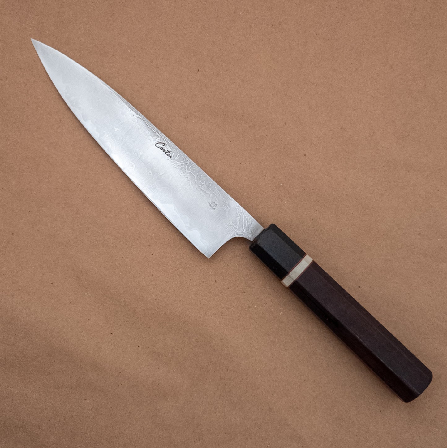 170mm Murray Carter Shirogami Damascus Wa Petty ***PRE-OWNED***