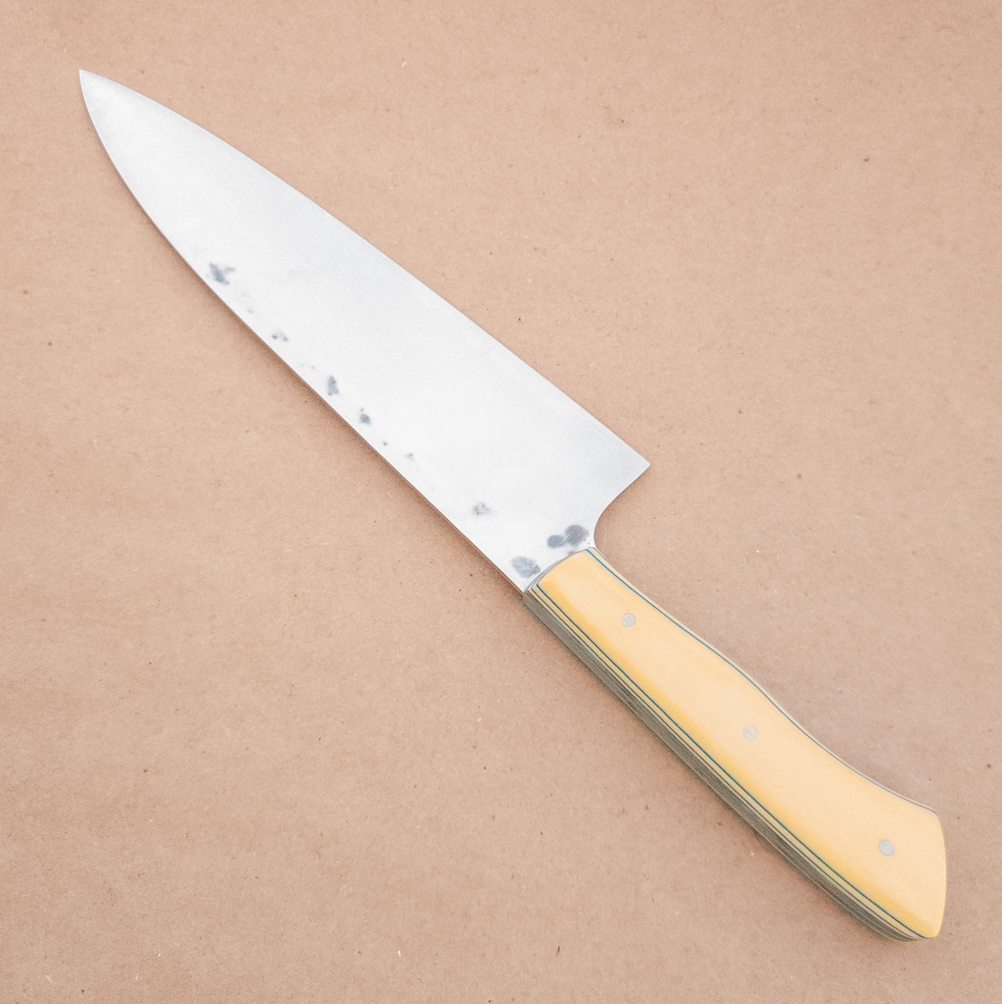 190mm Carter Cutlery Gyuto Micarta Yo Handle
