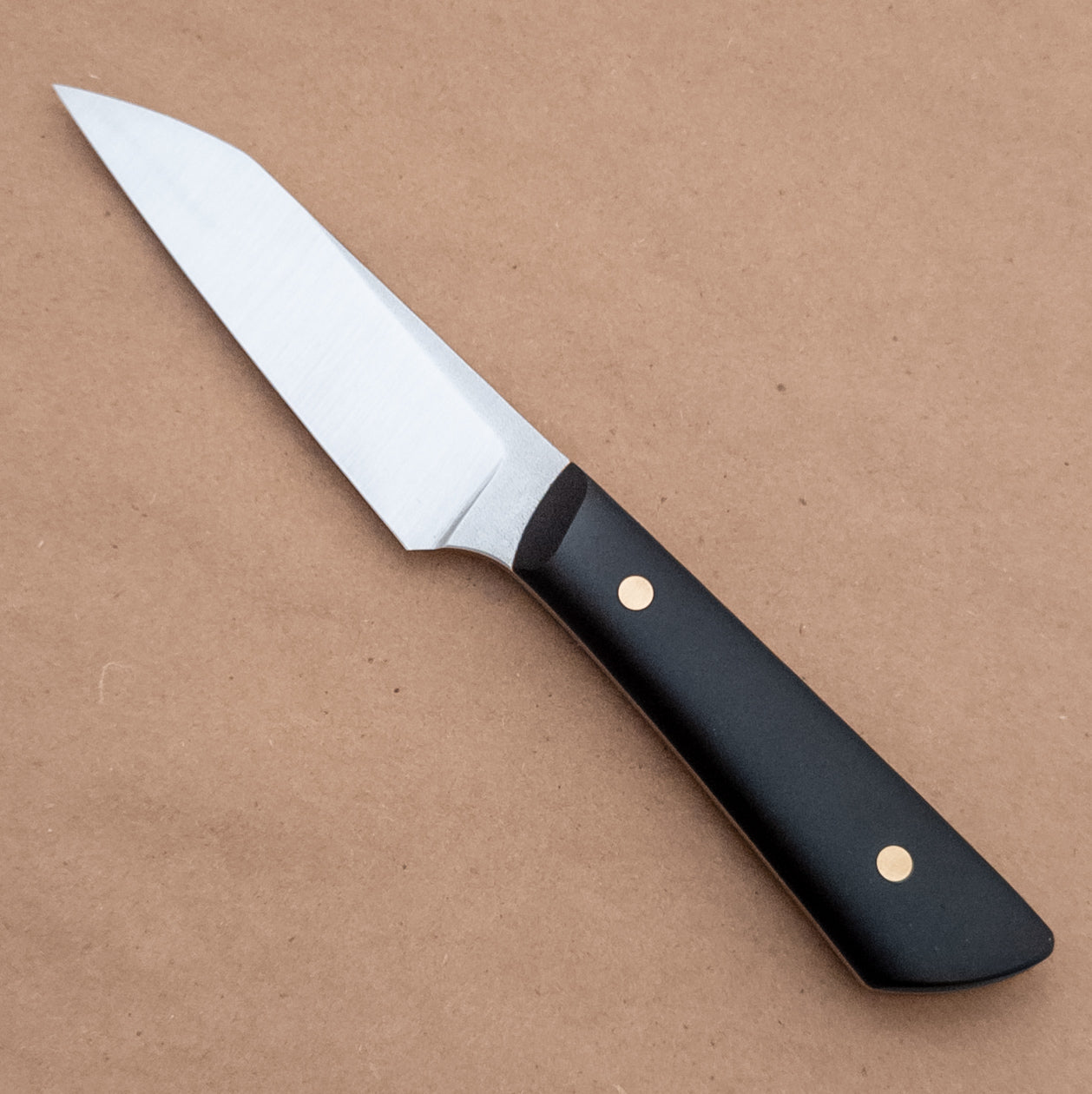 88mm Josh Fisher Nitro-V Paring Black Richlite Handle