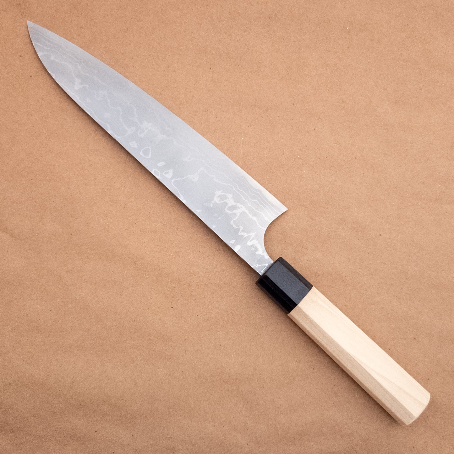 210mm Masakage Shimo Shirogami Damascus Wa Gyuto