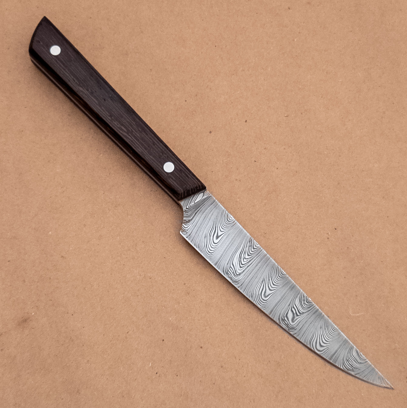Monolith Knives Damascus Steak Knife Set