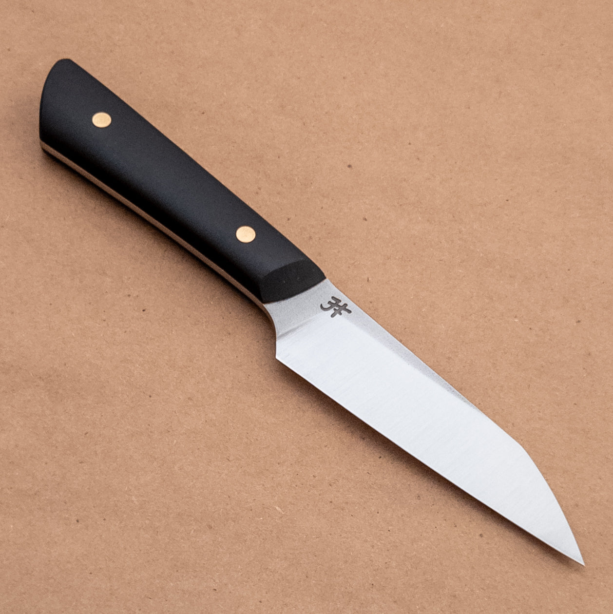 88mm Josh Fisher Nitro-V Paring Black Richlite Handle