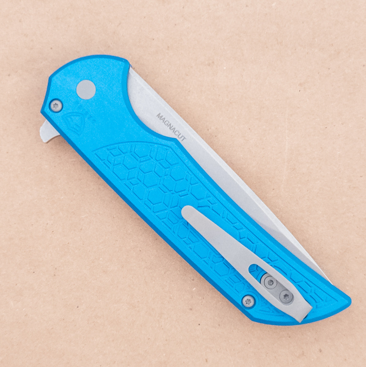 PRO-TECH Mordax Blue Gridlock Flipper MX105BLU