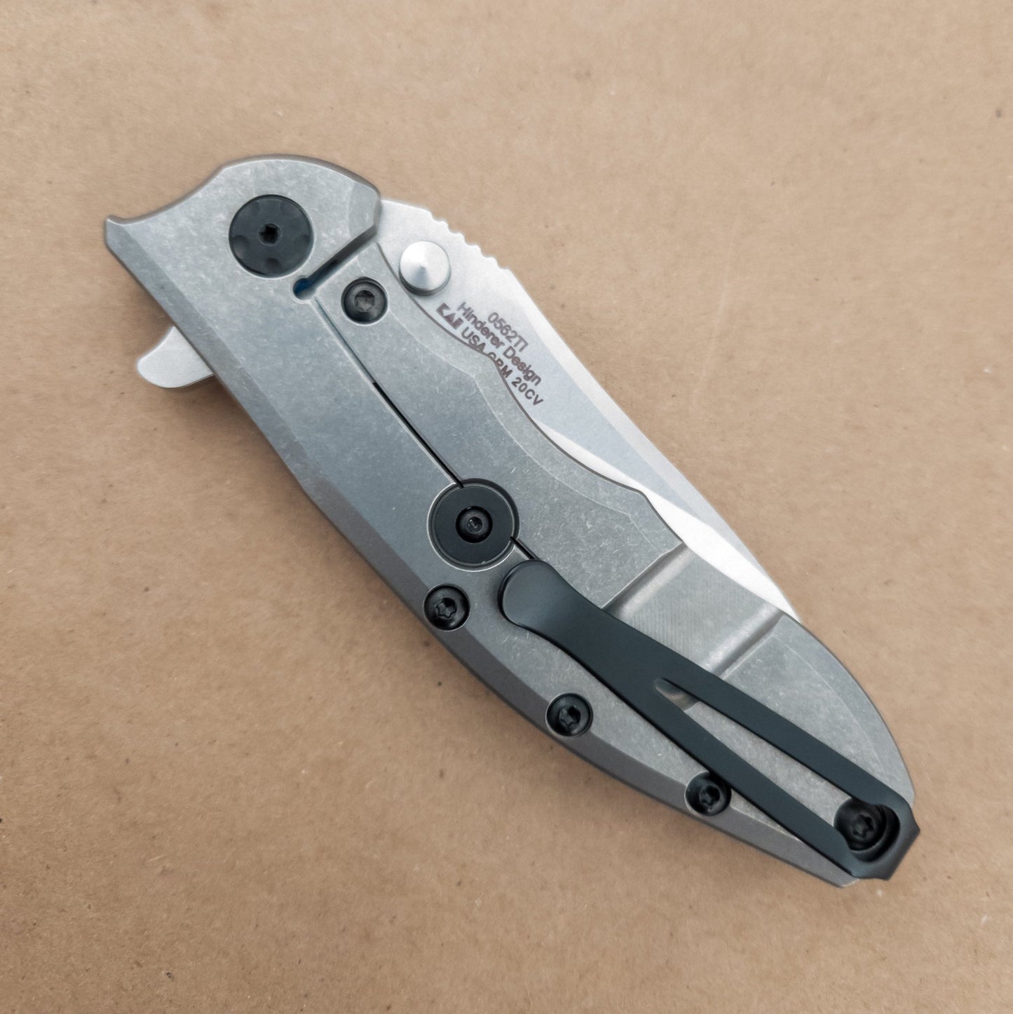 Zero Tolerance 20CV Hinderer Flipper 0562TI - District Cutlery