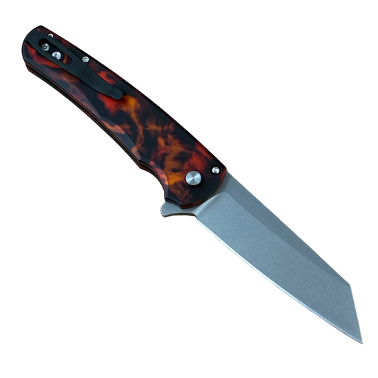 PRO-TECH Malibu "Del Fuego" Magnacut Reverse Tanto 5401-DF