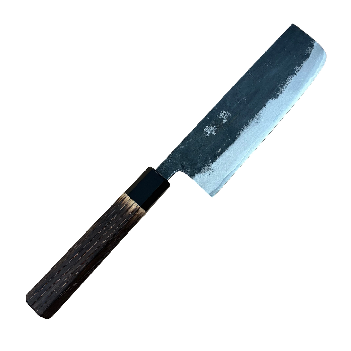 165mm Murata Aogami Super Wa Nakiri Burnt Chestnut