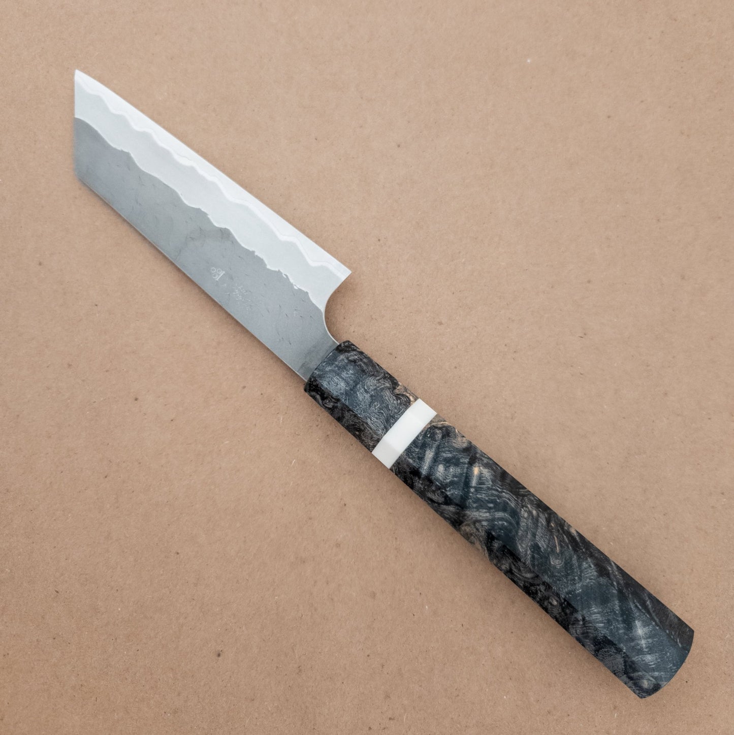 120mm Nigara AS Wa Kiristuke Petty Utility Stabilized Birch Handle - District Cutlery