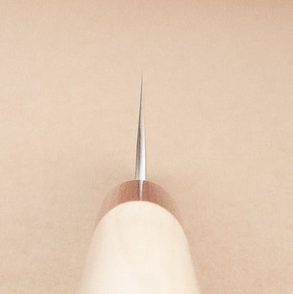 130mm Masakage Yuki Shirogami Wa Ko - Bunka choil - District Cutlery