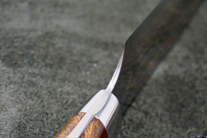 135mm Saji Rainbow Damascus Petty Utility Yo Handle - District Cutlery