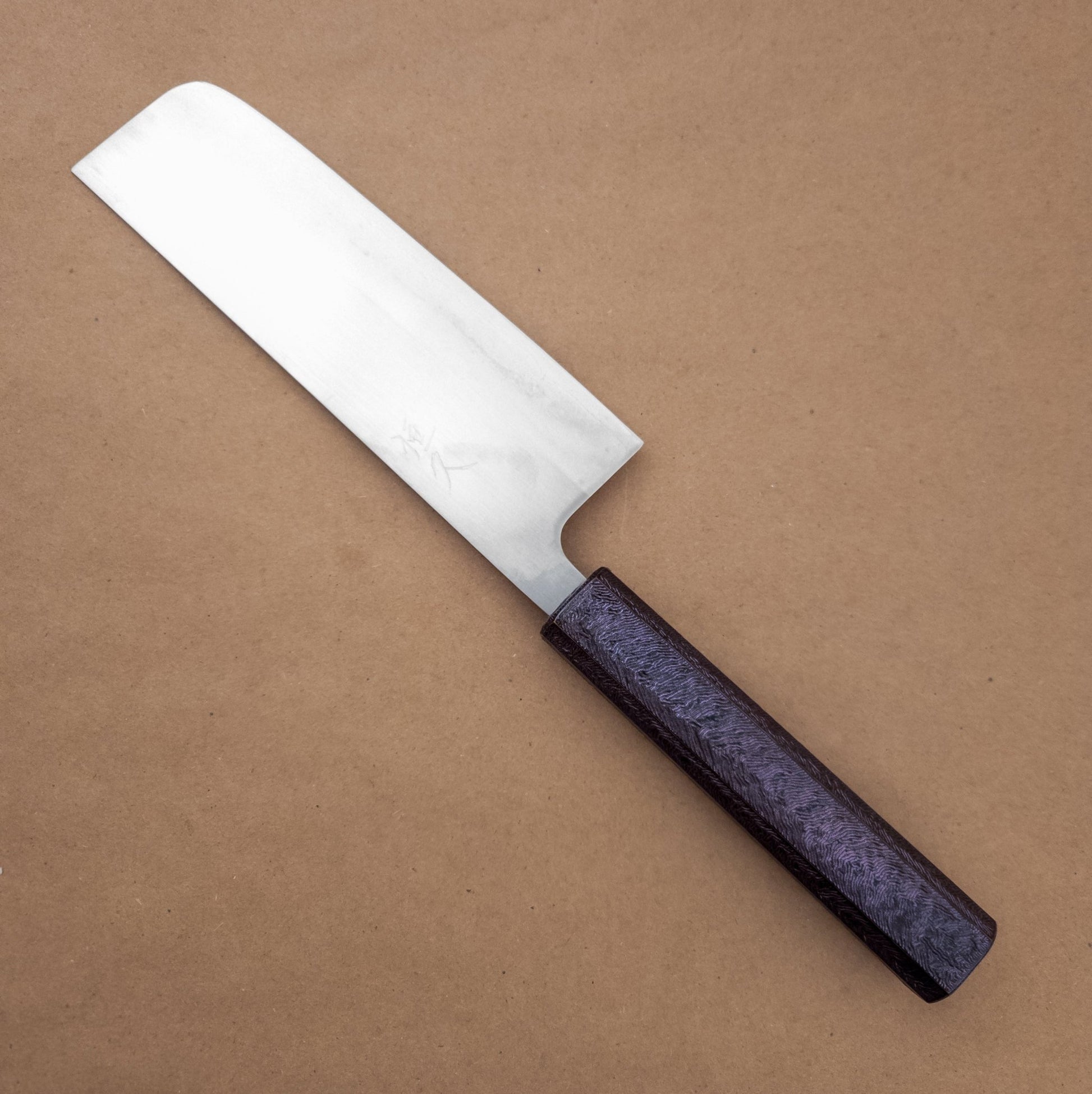 150mm Tsunehisa Shirogami Lacquered Wa Nakiri - District Cutlery