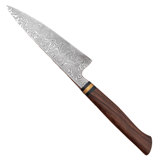 155mm Emmer Knives 100 - Layer Damascus Chef - District Cutlery