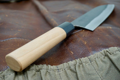 165mm Muneishi Stainless - Clad Aogami #2 Wa Santoku - District Cutlery