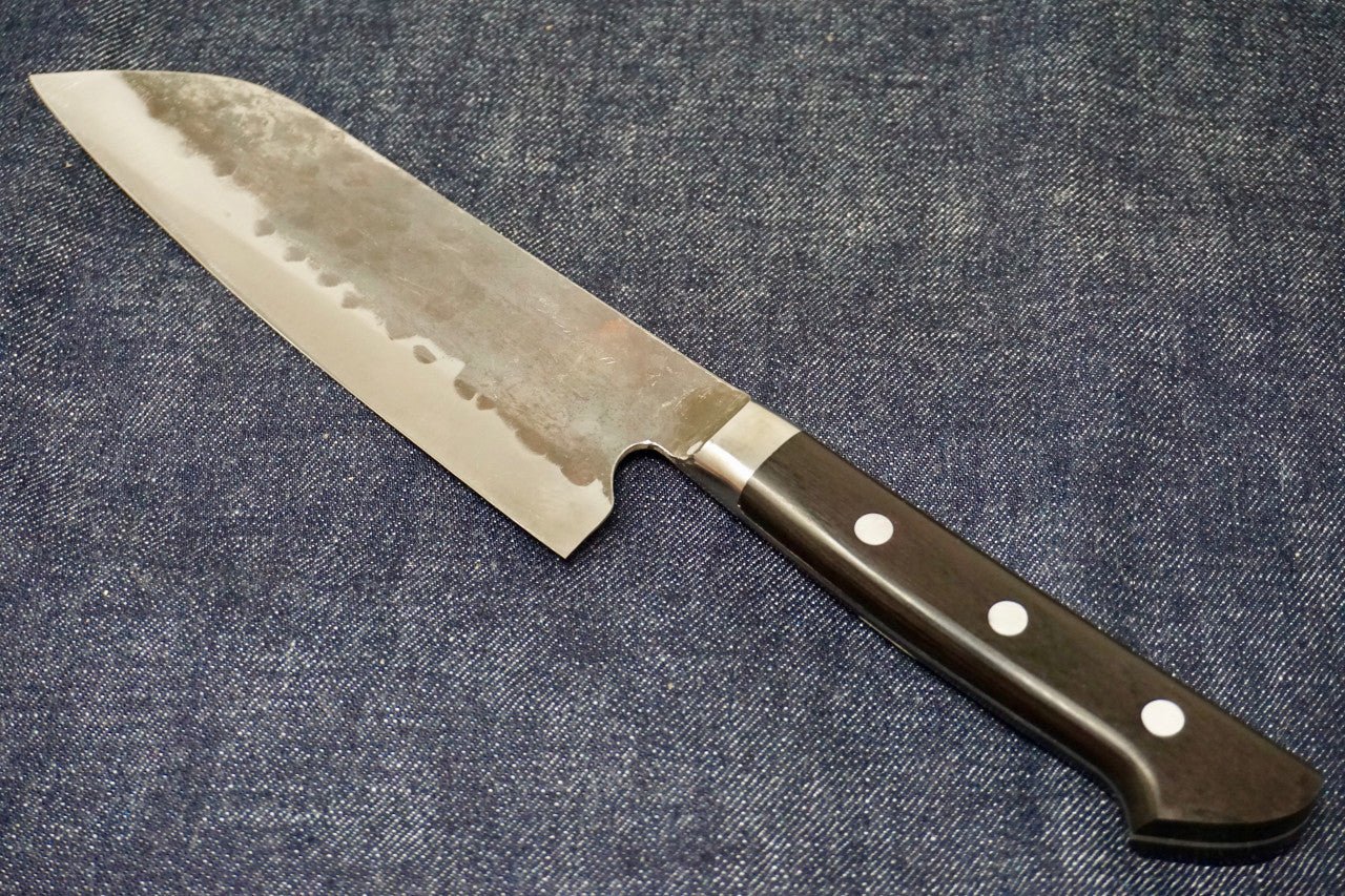 165mm Teruyasu Fujiwara Denka Santoku Yo Handle - District Cutlery