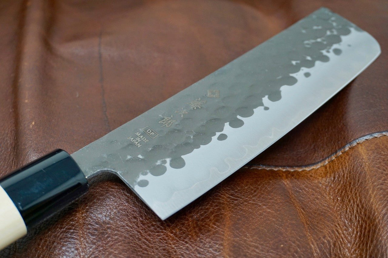 165mm Tojiro Nakiri Vegetable Knife Hammered VG10 F - 1113 - District Cutlery