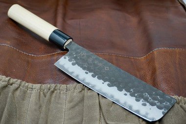 165mm Tojiro Nakiri Vegetable Knife Hammered VG10 F - 1113 - District Cutlery