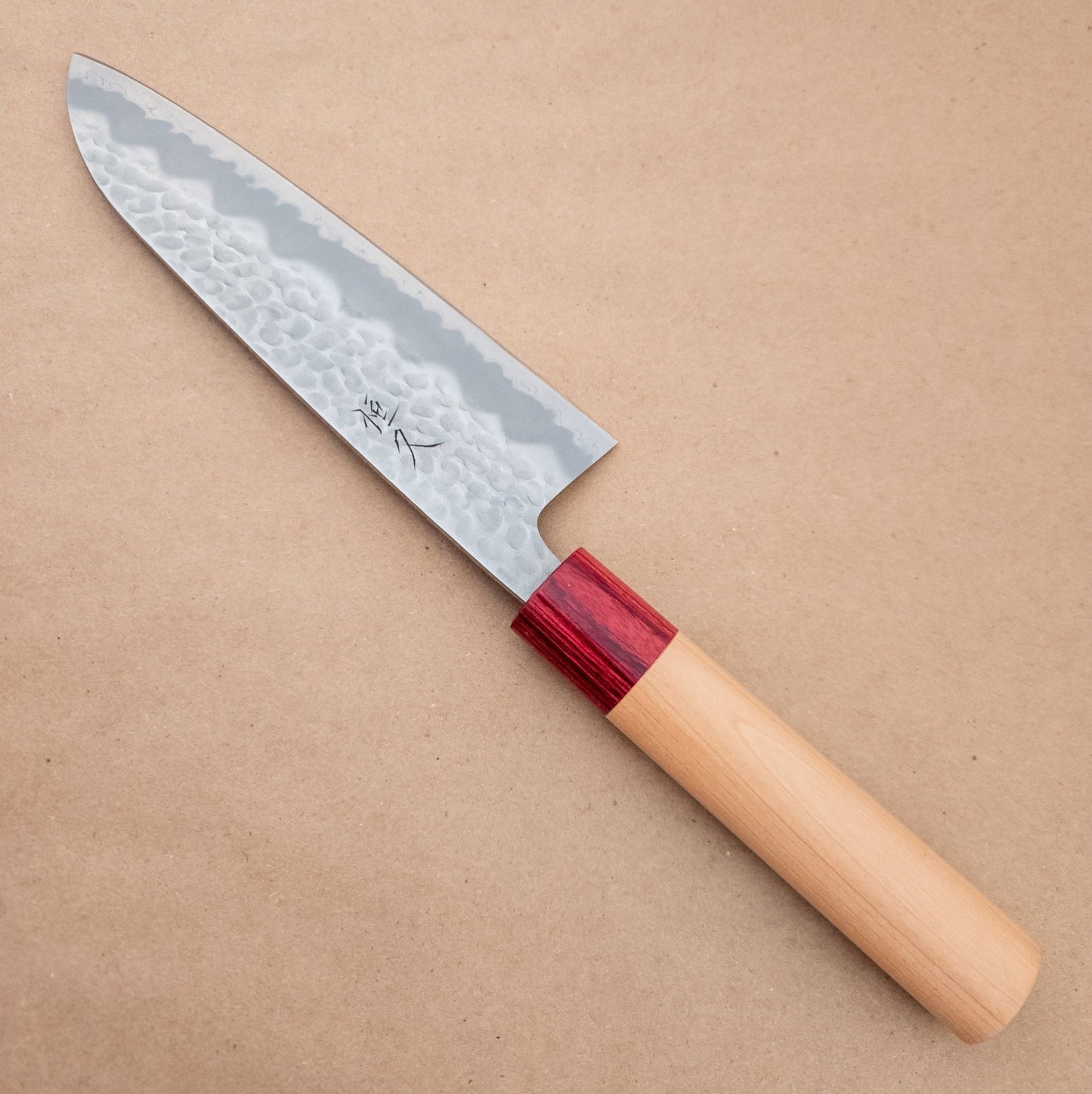 165mm Tsunehisa AS Tsuchime Wa Santoku - District Cutlery