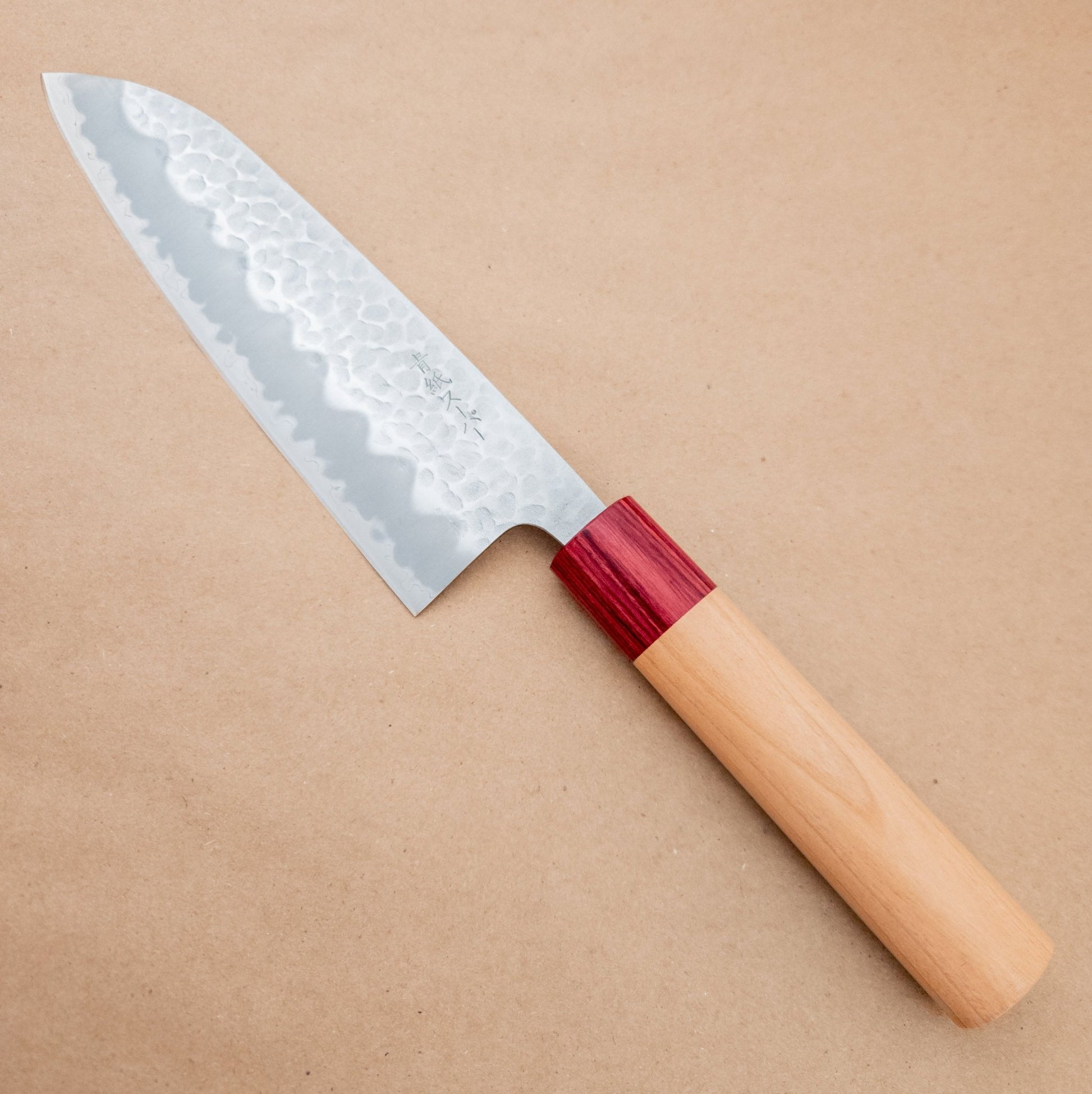 165mm Tsunehisa AS Tsuchime Wa Santoku - District Cutlery