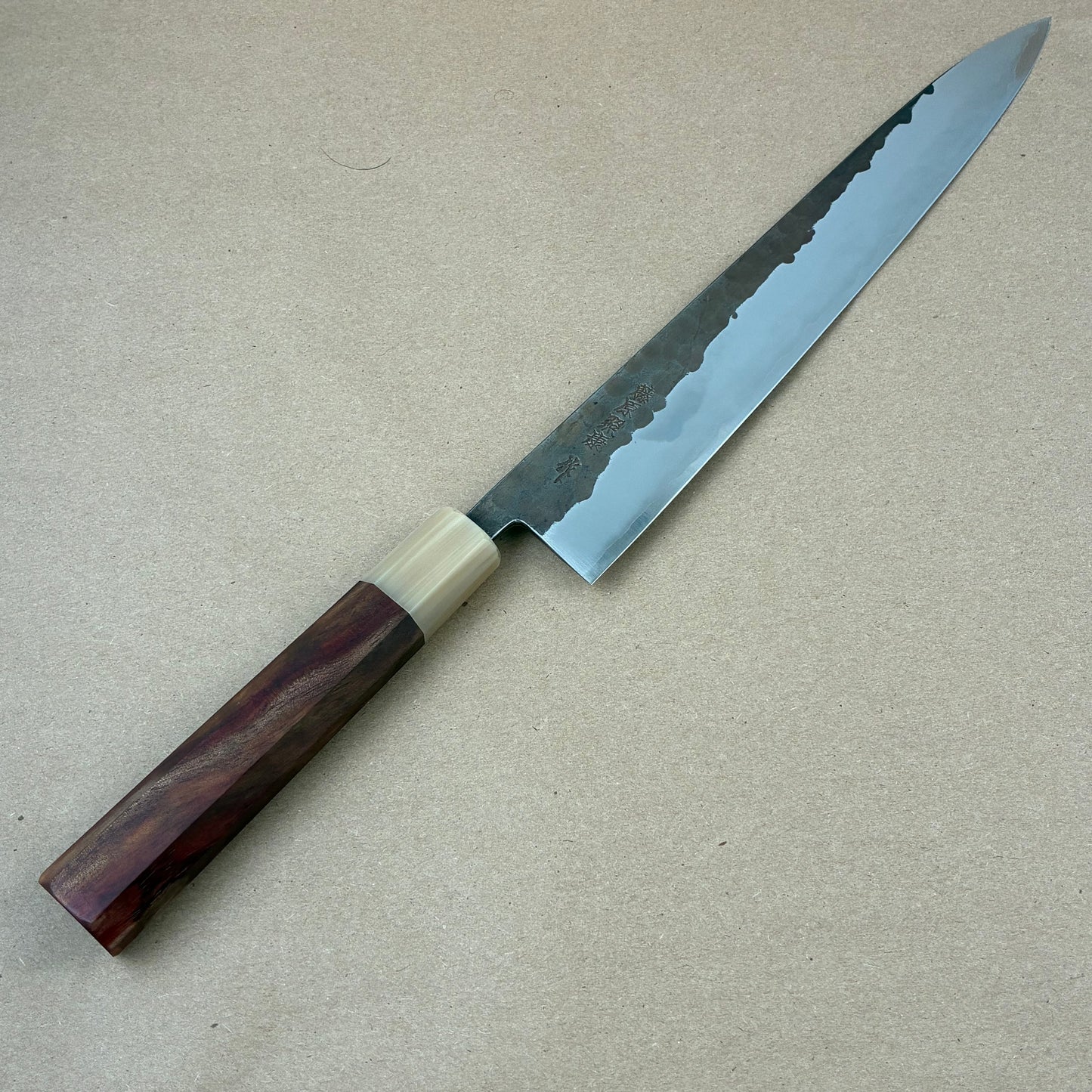 270mm Teruyasu Fujiwara Denka AS Wa Sujihiki - Swanson Signature Regrind