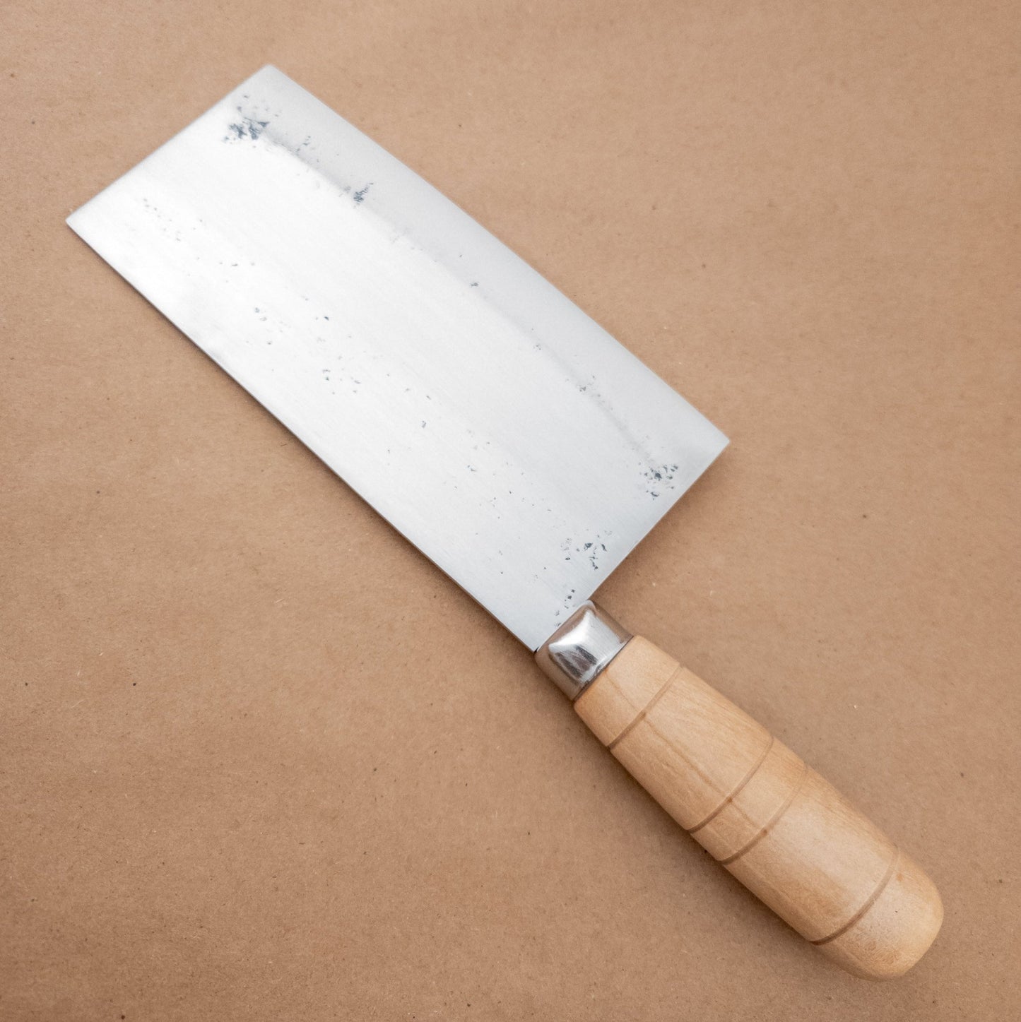 170mm Hatsukokoro Sentan Shirogami Chinese Cleaver right side - District Cutlery