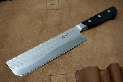 170mm Tsunehisa Aogami Nakiri Knife Yo Handle - District Cutlery