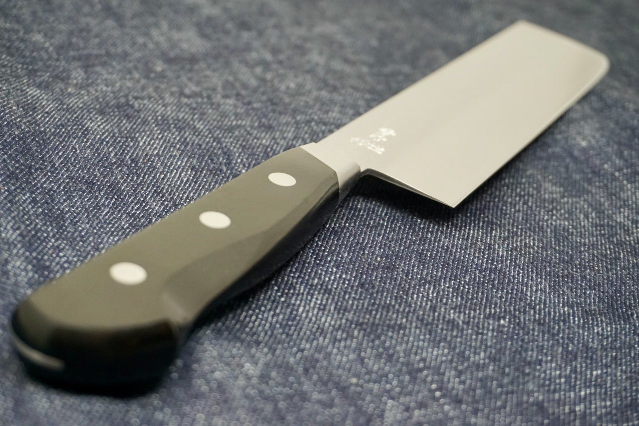 170mm Tsunehisa Aogami Nakiri Knife Yo Handle - District Cutlery