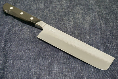 170mm Tsunehisa Aogami Nakiri Knife Yo Handle - District Cutlery