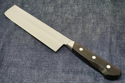 170mm Tsunehisa Aogami Nakiri Knife Yo Handle - District Cutlery