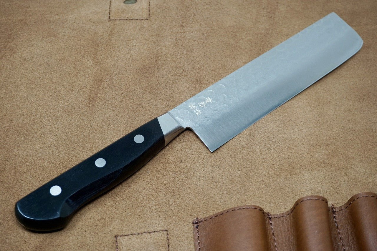 170mm Tsunehisa Aogami Nakiri Knife Yo Handle - District Cutlery