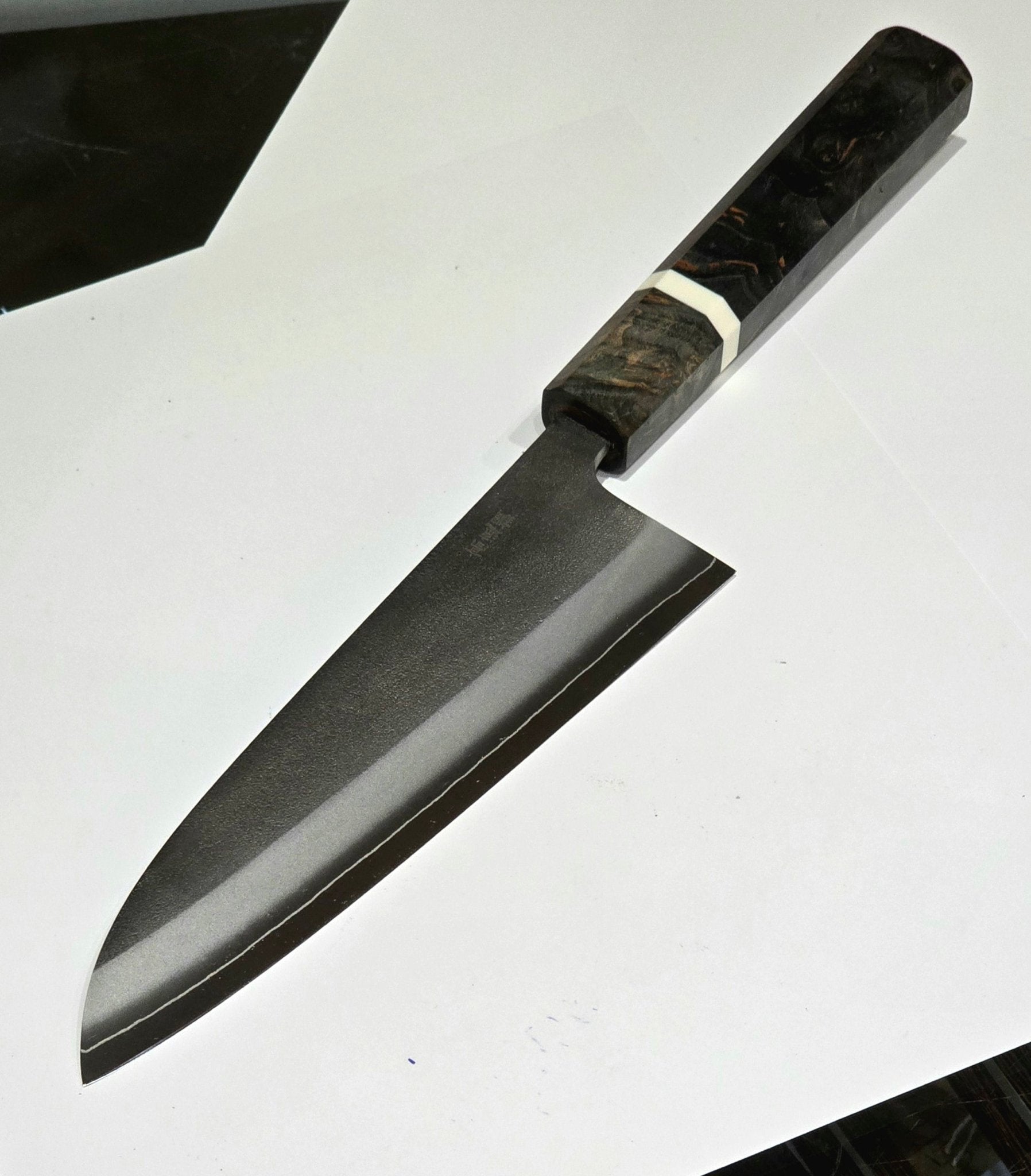 170mm Yoshikane SKD Nashiji Wa Santoku - District Cutlery