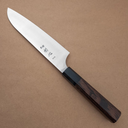 180mm Hatsukokoro Hayabusa AS Wa Santoku - District Cutlery