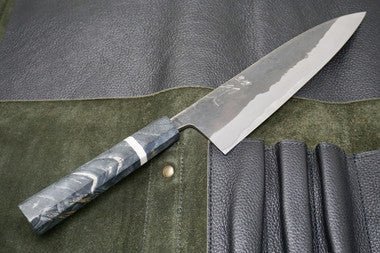 180mm Hatsukokoro Kurokaze Wa Gyuto Birch Handle - District Cutlery