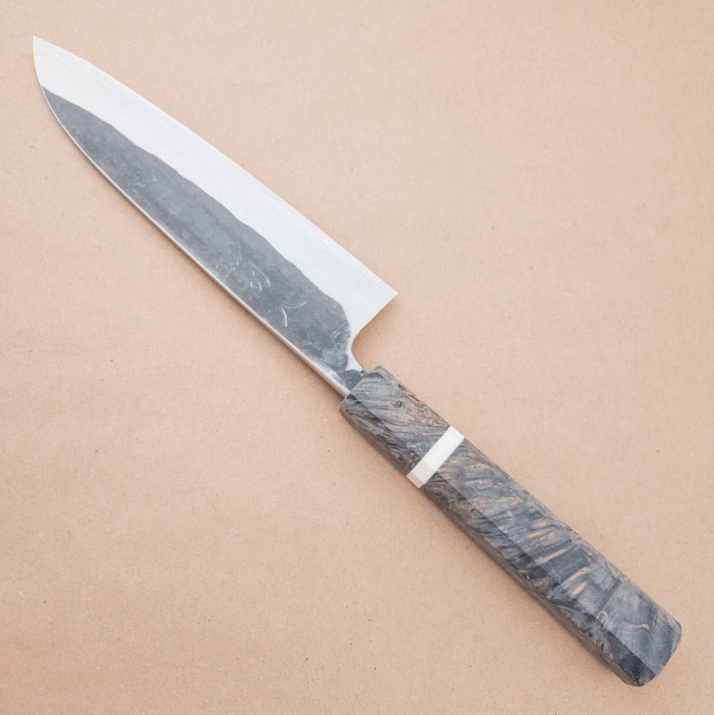 180mm Hatsukokoro Kurokaze Wa Gyuto Birch Handle - District Cutlery