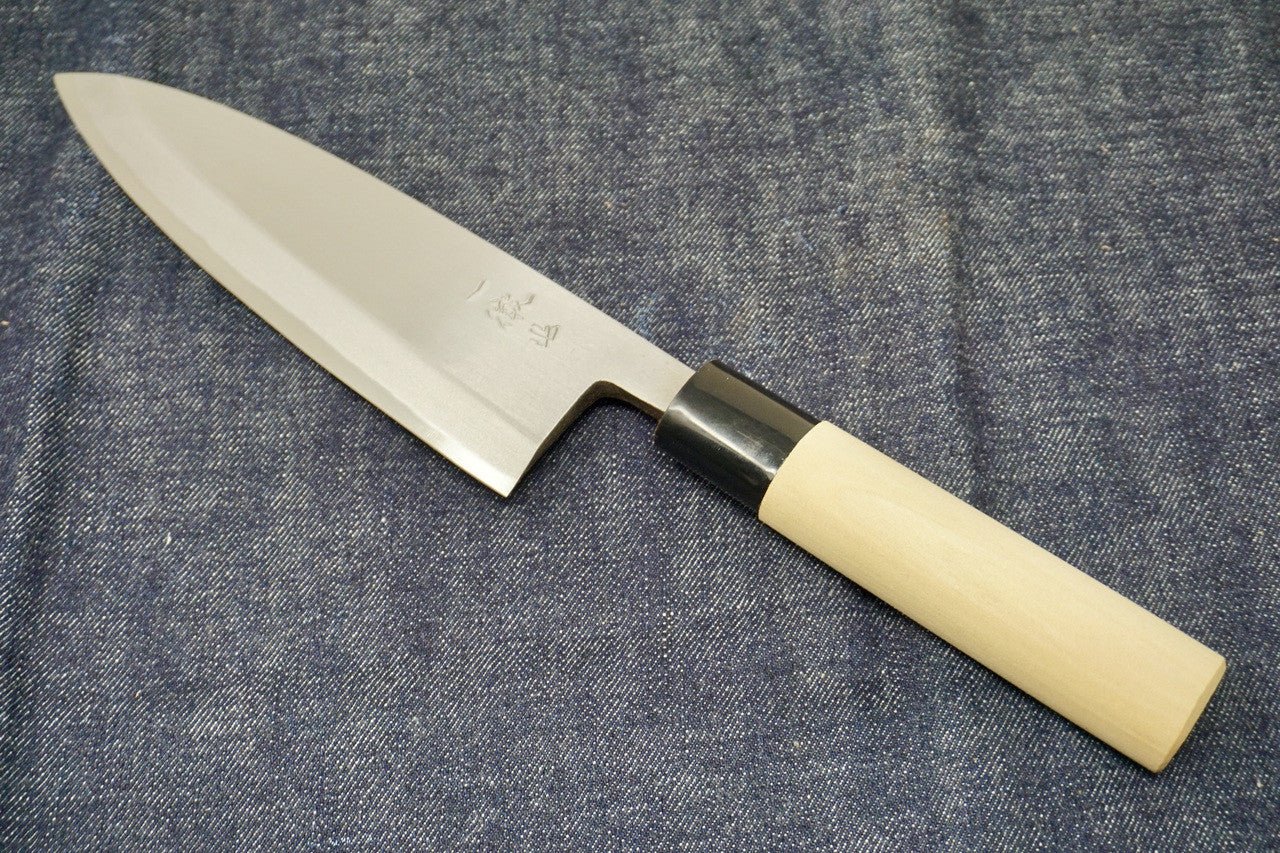 180mm Ittetsu Shirogami Wa Deba (Lefty) - District Cutlery