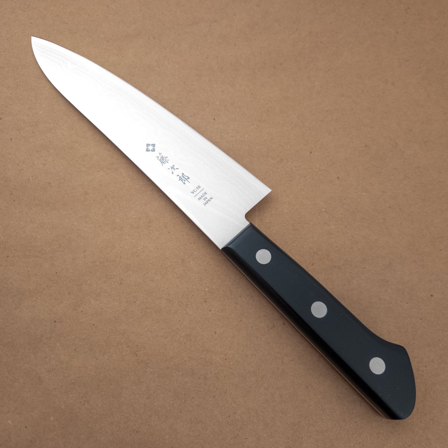 180mm Tojiro Basic Damascus VG10 Gyuto Yo Handle - District Cutlery